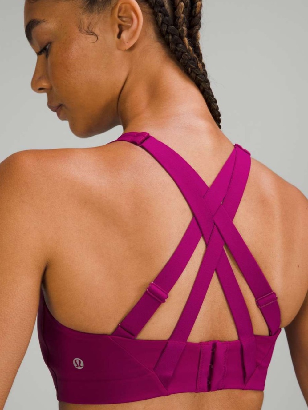 Lululemon Energy Bra High Support Magenta Purple 34D Cup